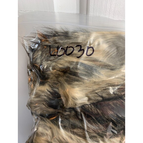 CI SONO by VACATINI L/G Large Faux Fur Vest Brown Beige Cream Tan - Picture 11 of 11